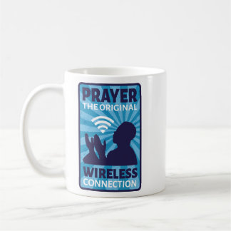 Prayer för den ursprungliga Trådlösan-anslutningen Kaffemugg