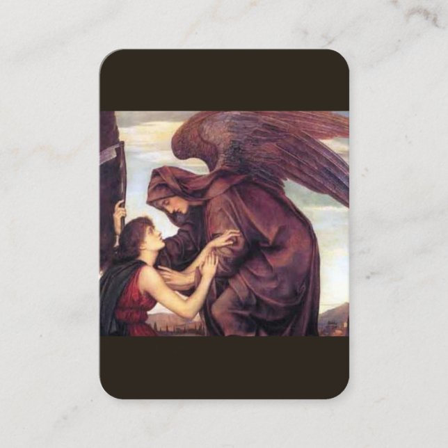 Prayer för det dödande Prayer-kortet Visitkort (Framsida)