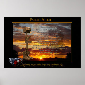 Prayer för en Fallen Soldier Poster