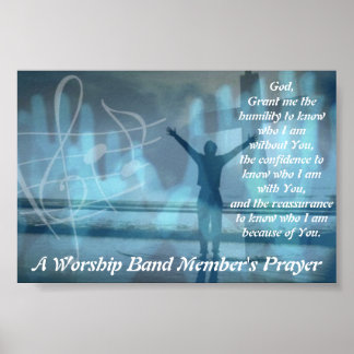 Prayer för en medlem av beställningsbandet poster