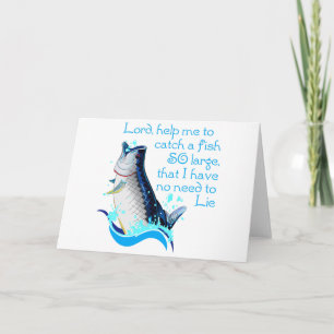 Prayer för fiske kort