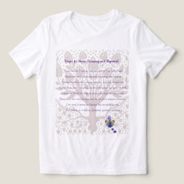 Prayer för gudomlig rengöring och justering t shirt