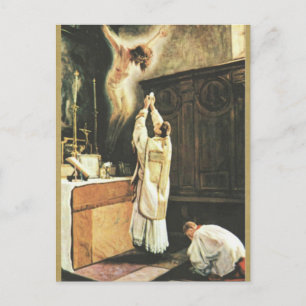 Prayer för katolska präster Chaplet of Reparation Vykort