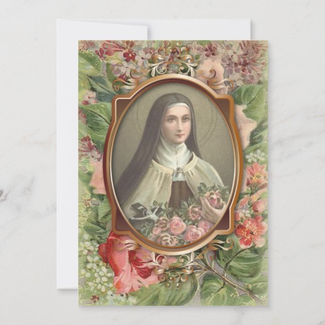 Prayer för katolska präster St. Therese (Baksida)