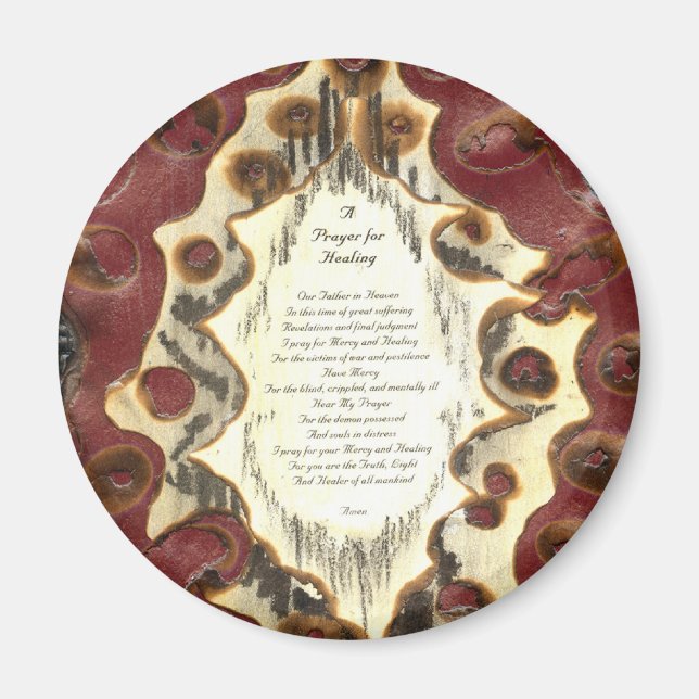 Prayer för läkning magnet (Framsidan)