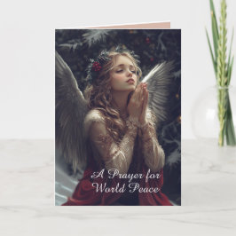 Prayer for Peace Greeting Card Kort