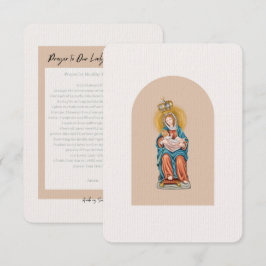 Prayer för sund Gravid - Vårt Dam Tack Kort