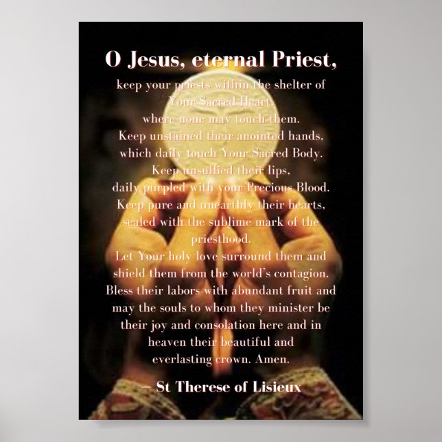 Prayer för utskrift av prister poster (Framsidan)