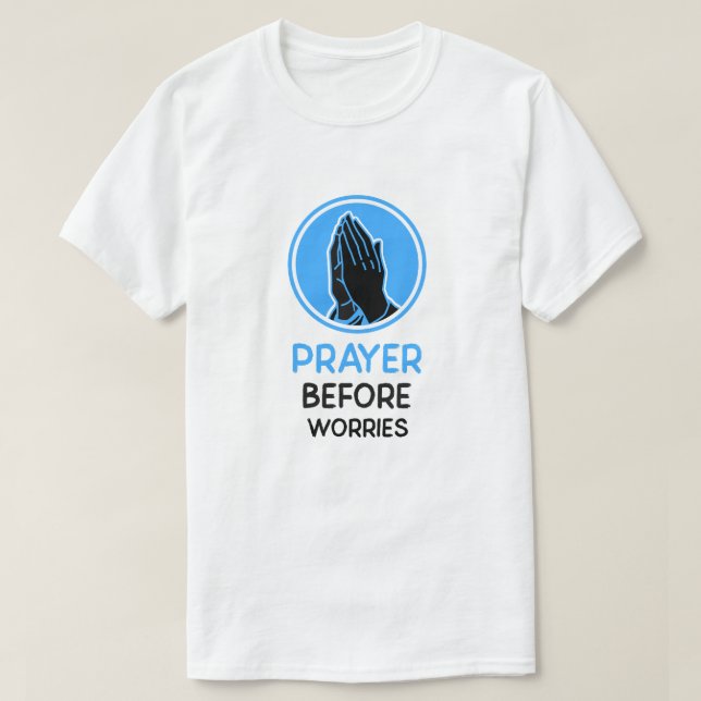 PRAYER FÖRE ARBETEN T SHIRT (Design framsida)