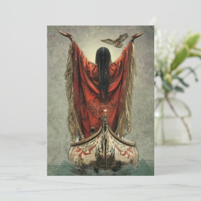 Prayer - hälsningskort julkort (Stående Fram)