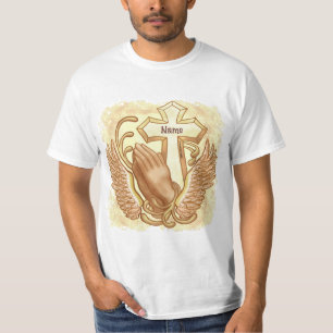 Prayer Händer Christian Kor T Shirt