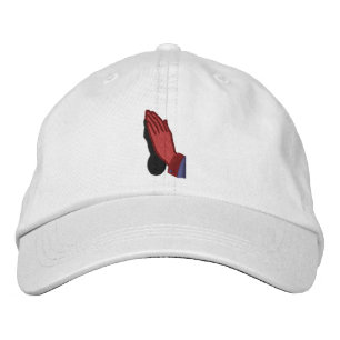 Prayer Händer - Hat Broderad Keps