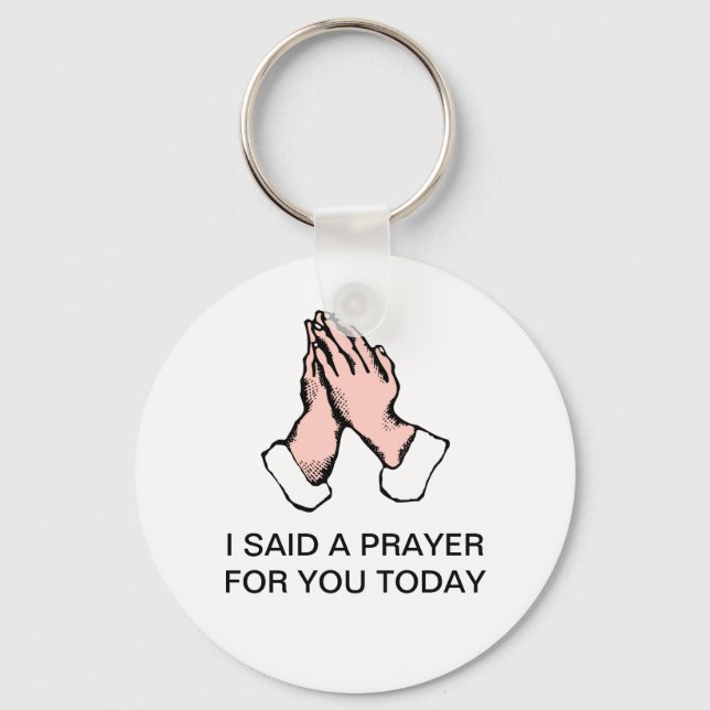 Prayer Händer Keychain Nyckelring (Framsida)