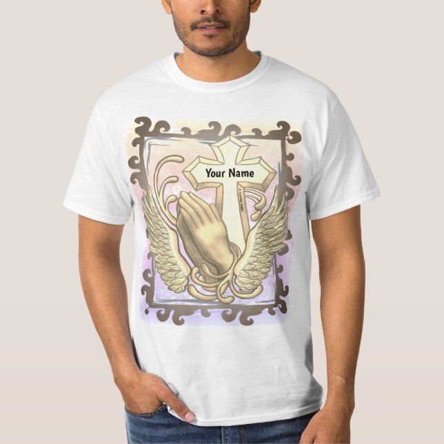 Prayer Händer Kor T-Shirt (Framsida)