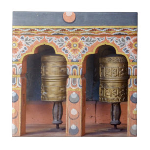 Prayer Hjul - Bhutan Kakelplatta