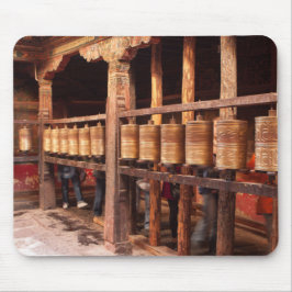 Prayer Hjul Tibet Mousepad Musmatta
