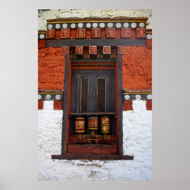 Prayer Hjul vid Temple Poster (Framsidan)