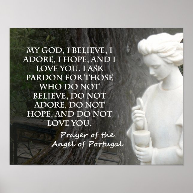 Prayer i Portugals ängel. Poster (Framsidan)
