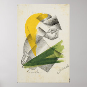 Prayer II, c.1913 (litografi) Poster