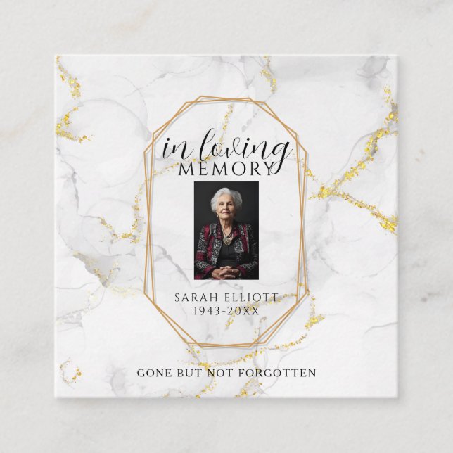 Prayer in memory of loved one Card (Framsida)
