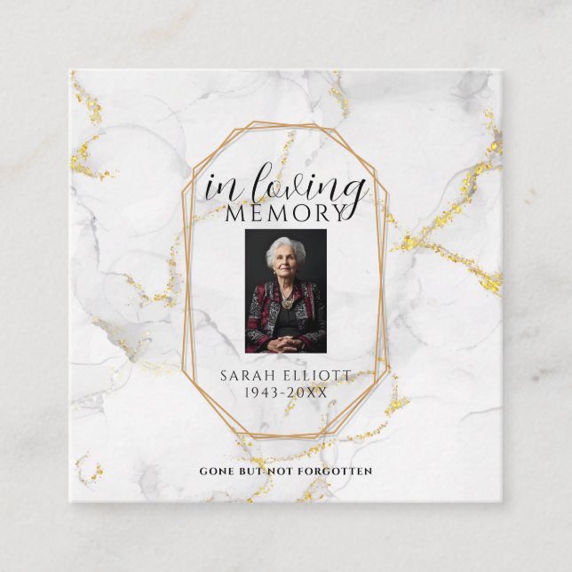 Prayer in memory of loved one Card (Framsida)