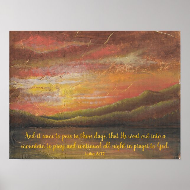 Prayer in the Mountains Poster (Framsidan)