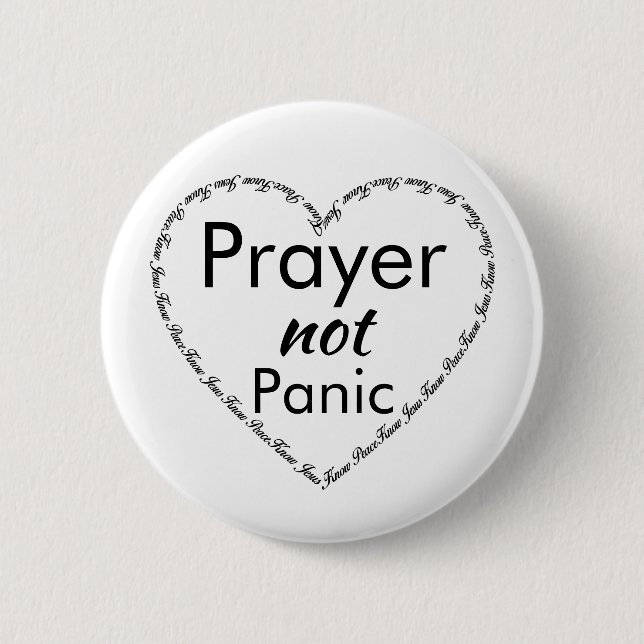 Prayer, inte Panic-inspirationsknapp Knapp (Framsida)