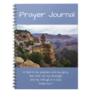 Prayer Journal Bible Verse Grand Canyon View Anteckningsbok