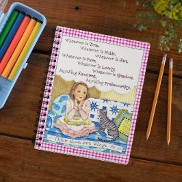 Prayer Journal Spelar ingen roll är Anteckningsbok Med Spiral