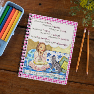 Prayer Journal Spelar ingen roll är Anteckningsbok Med Spiral