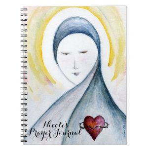Prayer Journal Vibrant Hail Mary  Anteckningsbok