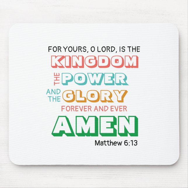 Prayer KINGDOM POWER GLORY Modern Christian Musmatta (Framsidan)