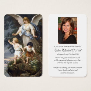 Prayer-kort Angel Watching Visitkort