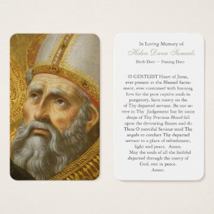 Prayer-kort Augustinus 7 Visitkort