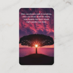 Prayer-kort   Fantastisk Sunset Deluxe Visitkort