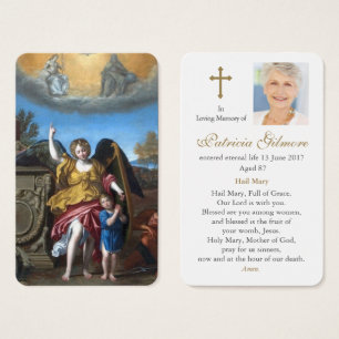 Prayer-kort Guardian Angel Visitkort