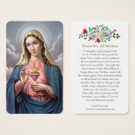 Prayer-kort | Helig Heart 020 Visitkort
