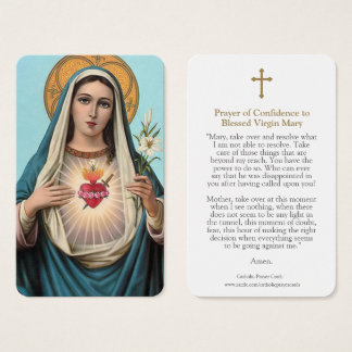 Prayer-kort | Helig Heart 1 Visitkort