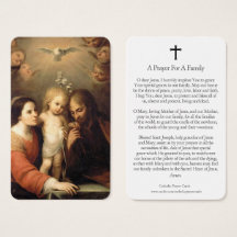 Prayer-kort | Heliga Familj 01
