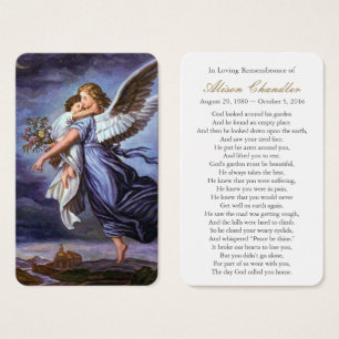 Prayer-kort Herrens ängel Visitkort