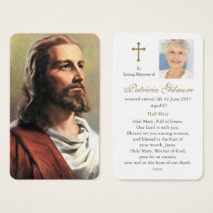 Prayer-kort Jesus Kristus Visitkort