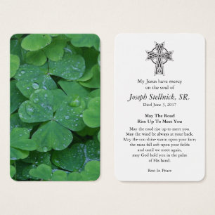 Prayer-kort Shamrock 2 Visitkort