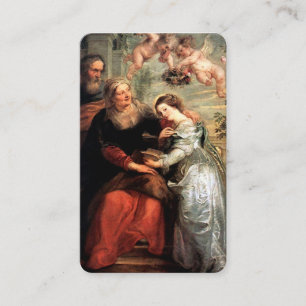 Prayer-kort St Anne & St Joachim Visitkort
