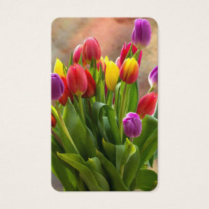 Prayer-kort Tulip Bouquet Visitkort