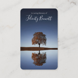 Prayer-kort   Vacker reflektion Deluxe Visitkort