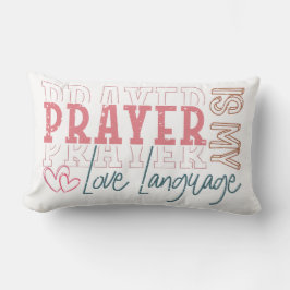 Prayer Love Language Lumbarkudde