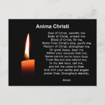 Prayer of Comfort Anima Christi Sould of Jesus