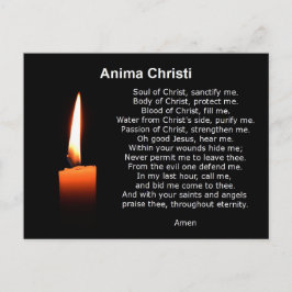 Prayer of Comfort Anima Christi Sould of Jesus Vykort