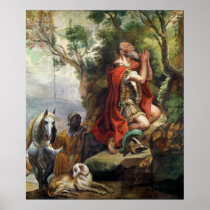 Prayer of Gideon, tecknad för tapekonst Poster