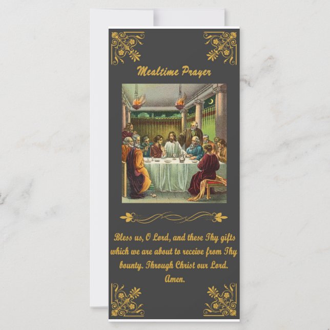 Prayer of Grace before Måltider (Framsida)